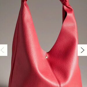 Viral Anthropologie Red Love Knot Bag
